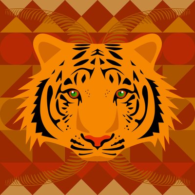 Aztec Tiger by Claire Huntley