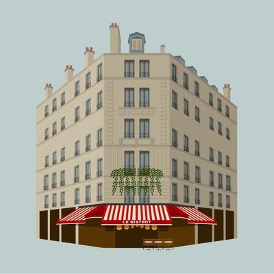 Le Bistrot by Claire Huntley