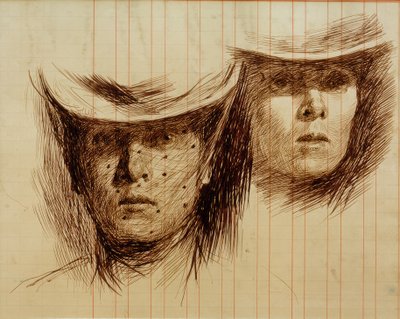 Elisabeth(?) and Clara Siewert by Clara Siewert