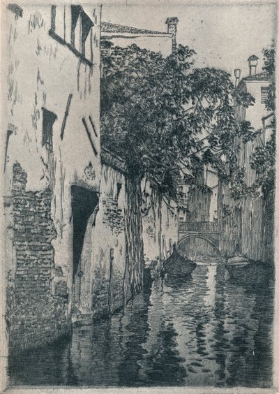 San Agostino Canal, Venice by Clarence Gagnon