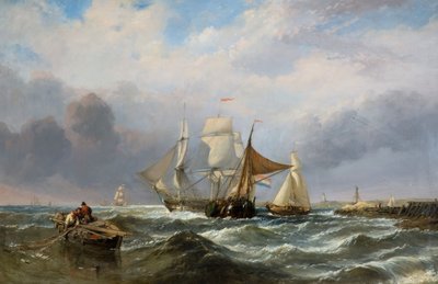 Vessels off the Dutch Coast by Clarkson Stanfield