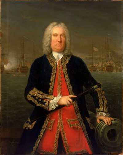 Admiral Thomas Mathews (1676-1751) by Claude Arnulphy
