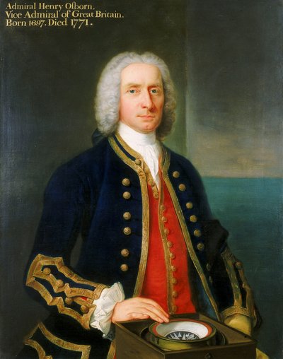 Captain Henry Osborn (1697-1771) by Claude Arnulphy