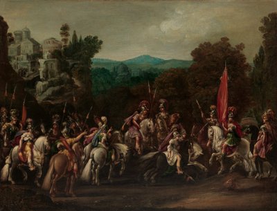 Departure of the Amazons by Claude Deruet