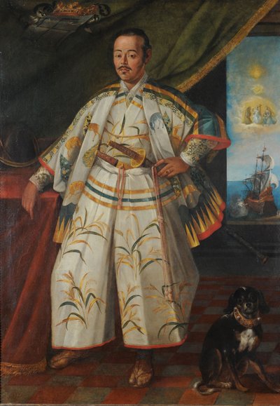 Portrait of Hasekura Rokuemon Tsunenaga by Claude Deruet