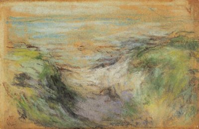 A Road Between Dunes Towards the Sea by Claude Emile Schuffenecker