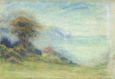 Coastal Landscape at Etretat (?) by Claude Emile Schuffenecker