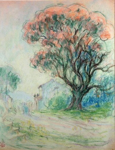 Pink tree by Claude Emile Schuffenecker