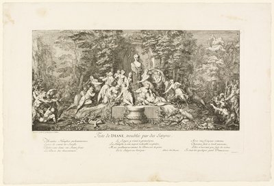 Festival of Diana by Claude Gillot