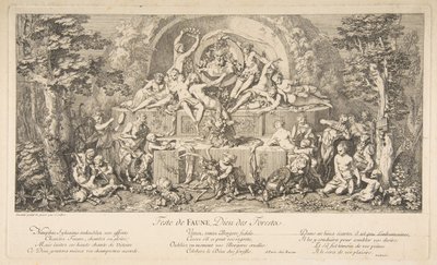 The Feast of the Faun by Claude Gillot