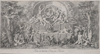 The Four Festivals: Festival of Faune by Claude Gillot