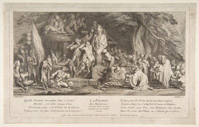 The Passion for Wealth by Claude Gillot