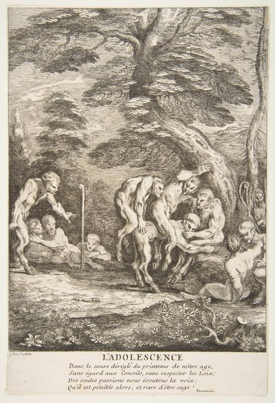 Youth by Claude Gillot