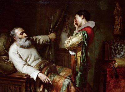The last moments of Christopher Columbus by Claude Jacquand