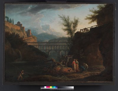 Noon by Claude Joseph Vernet