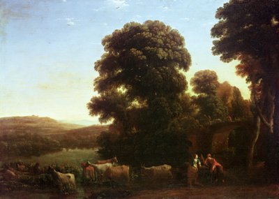 A Pastoral Landscape by Claude Lorrain