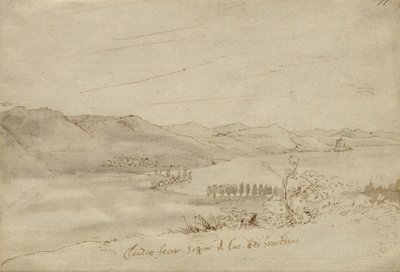 A View of Lake Bracciano by Claude Lorrain