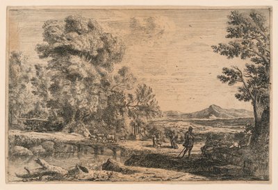 Rebecca and Eliezer by Claude Lorrain