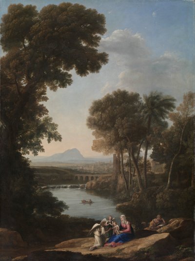 Rest on the Flight into Egypt by Claude Lorrain