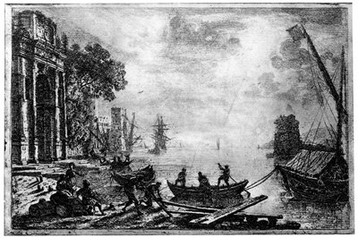Sunset by Claude Lorrain