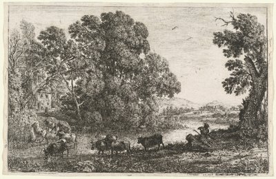 The Cowherd by Claude Lorrain