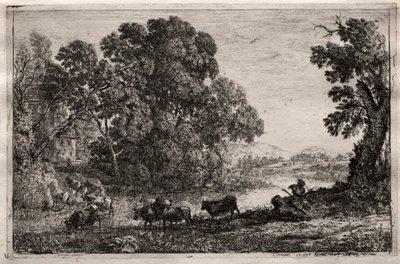 The Cowherd by Claude Lorrain