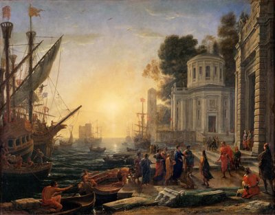 The Disembarkation of Cleopatra at Tarsus by Claude Lorrain