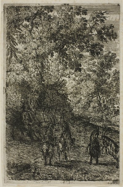 The Four Goats by Claude Lorrain