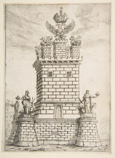 The Square Tower by Claude Lorrain