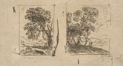 The Two Landscapes by Claude Lorrain