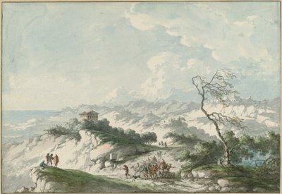 Second View of the Agrigento Countryside by Claude Louis Chatelet