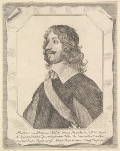 Abel Servien by Claude Mellan