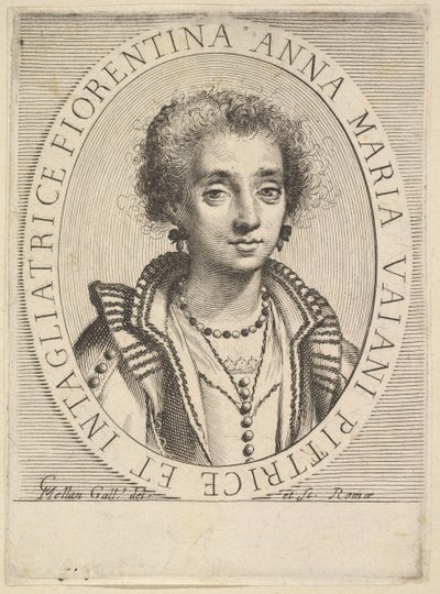 Anna Maria Vaiani by Claude Mellan