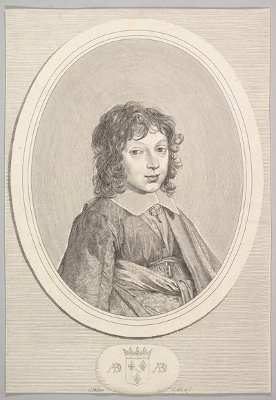 Armand de Bourbon, prince de Conti by Claude Mellan
