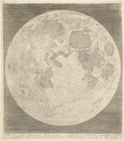 Full Moon by Claude Mellan