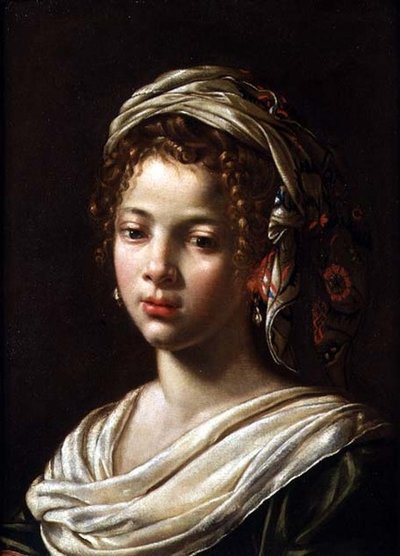 Head of a Girl by Claude Mellan
