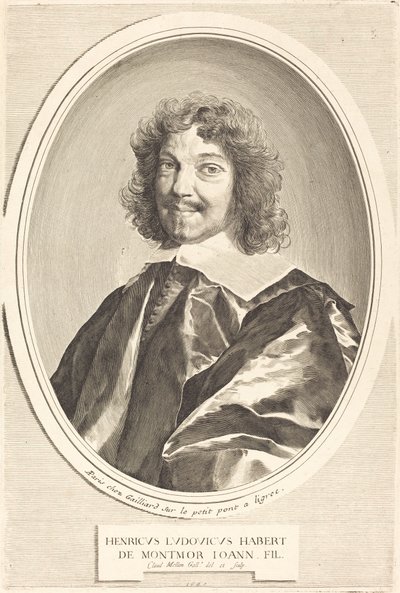 Henri-Louis Habert de Montmor by Claude Mellan
