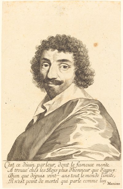 Jean-Louis Guez de Balzac by Claude Mellan