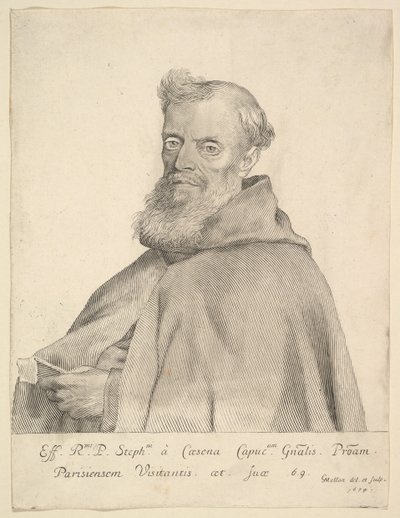 Father Étienne de Cesena, 1674 by Claude Mellan