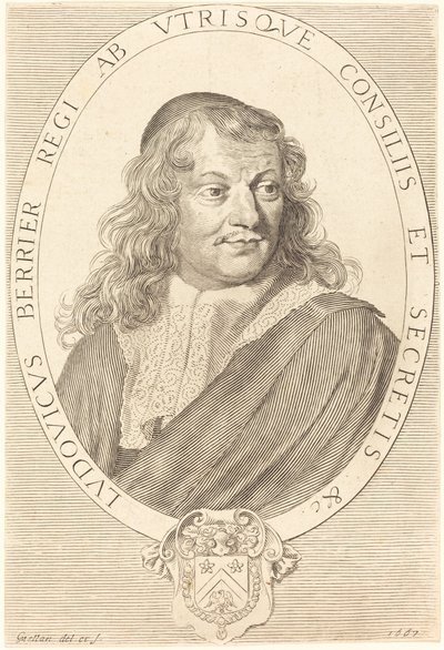 Louis Berryer by Claude Mellan
