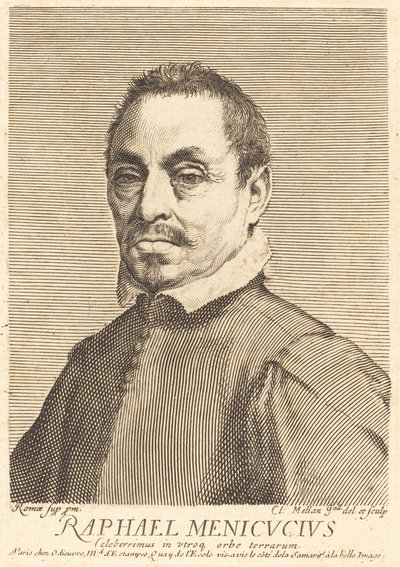 Raffaello Menicucci by Claude Mellan