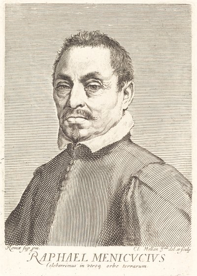 Raffaello Menicucci by Claude Mellan