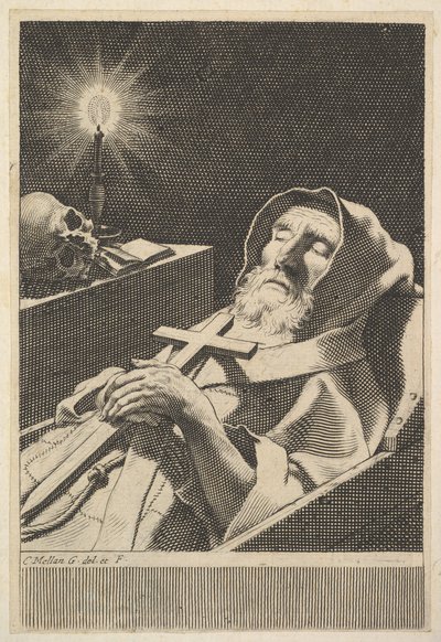St. Francis de Paul by Claude Mellan