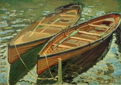 Boats by Claude Monet