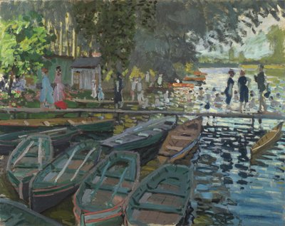 Bathers at La Grenouillere by Claude Monet