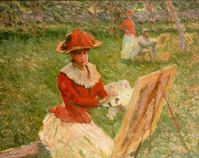 Blanche Hoschede Painting by Claude Monet