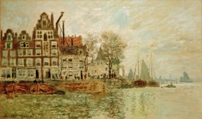 View of Amsterdam by Claude Monet
