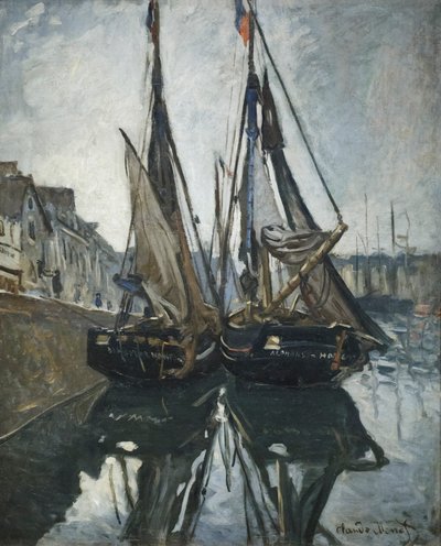 Boats by Claude Monet