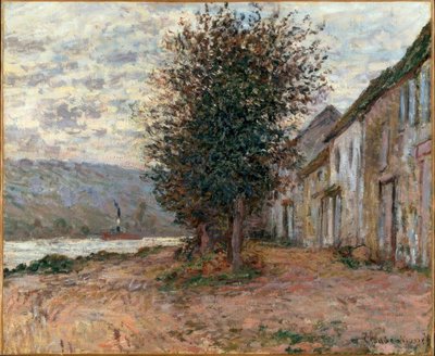 Bank of the Seine at Lavacourt by Claude Monet