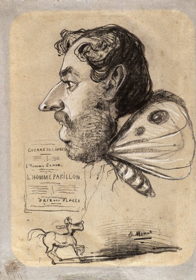 Caricature of Jules Didier (